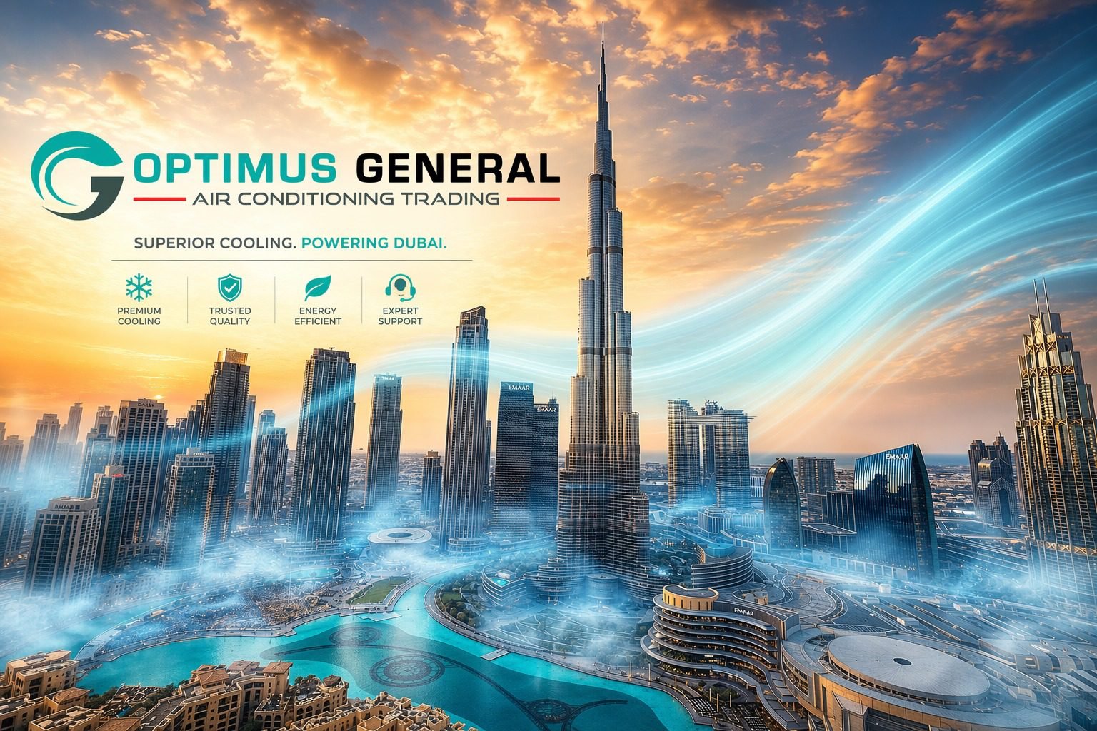 O General AC Dealer Dubai UAE Showcase